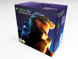 Boîte console Xbox 360 Halo 3 PAL, boîte Xbox 360 Halo 3