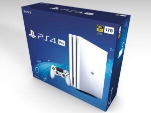 Boîte console PlayStation 4 Pro White 7115b, boîte PS4 Pro White 7115b
