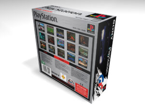 Boîte console PlayStation 1 Gran Turismo, boîte PS1 Gran Turismo