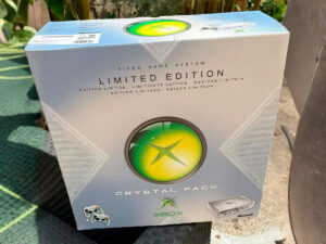 Boite console Xbox Crystal Pack, boite Xbox Crystal