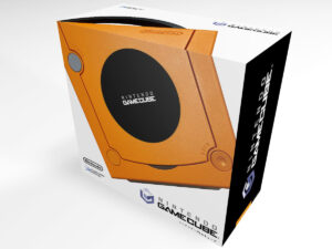 Boîte console Nintendo GameCube Orange, boîte GameCube Orange