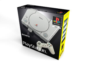 Boîte console PlayStation 1 1002c, boîte PS1 1002c