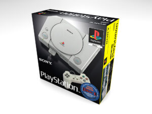 Boîte console PlayStation 1 1002, boîte PS1 1002