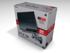 Boîte console PlayStation 3 Slim 320GB 2501b, boîte PS3 Slim 320GB 2501b