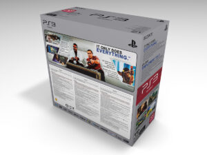 Boîte console PlayStation 3 Slim 320GB 2501b, boîte PS3 Slim 320GB 2501b
