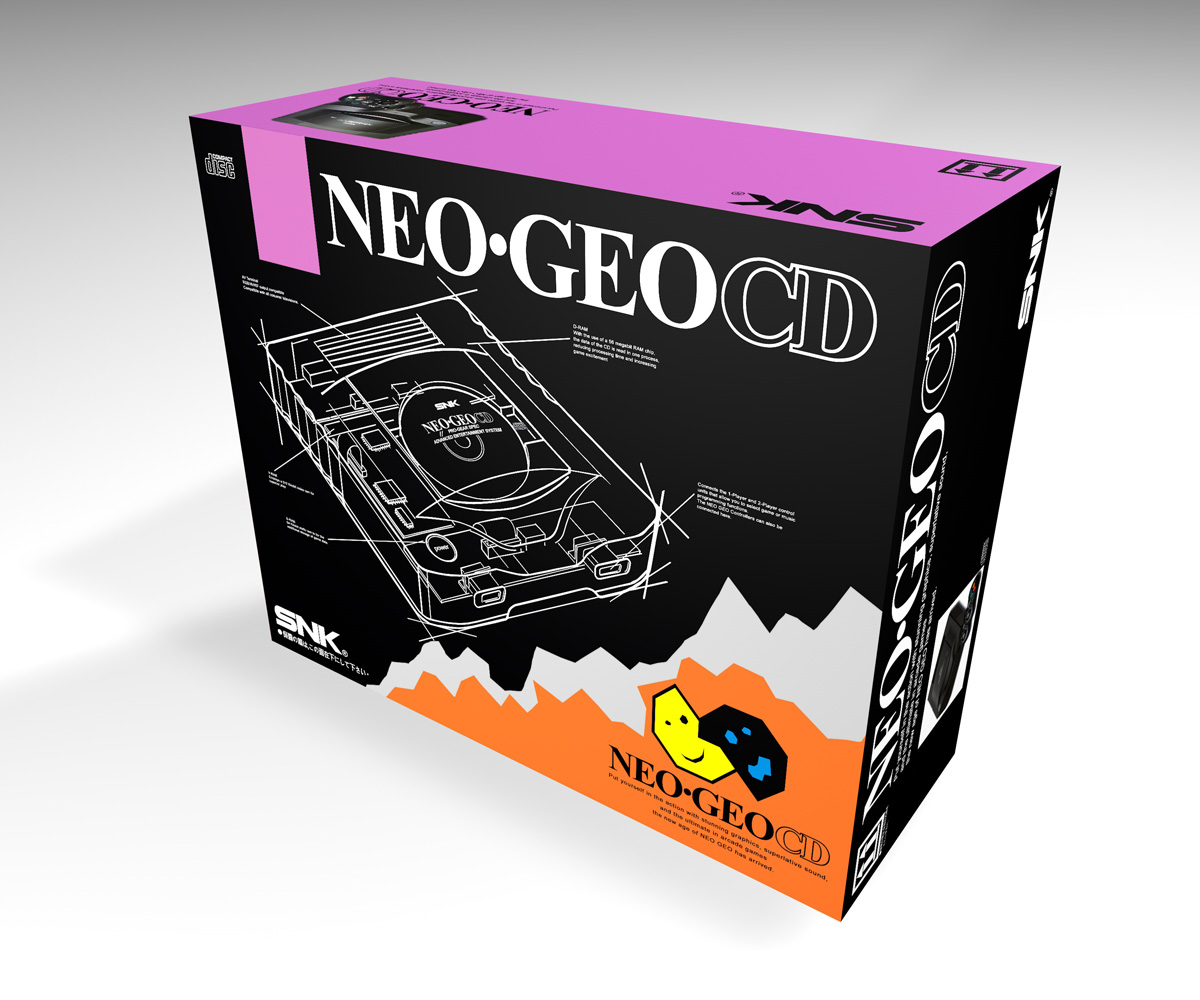 Boîte console Neo Geo CD NTSC, boîte Neo Geo CD
