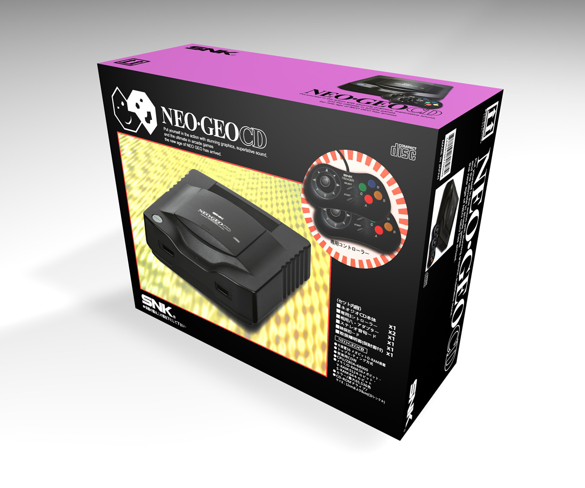 Boîte console Neo Geo CD NTSC, boîte Neo Geo CD