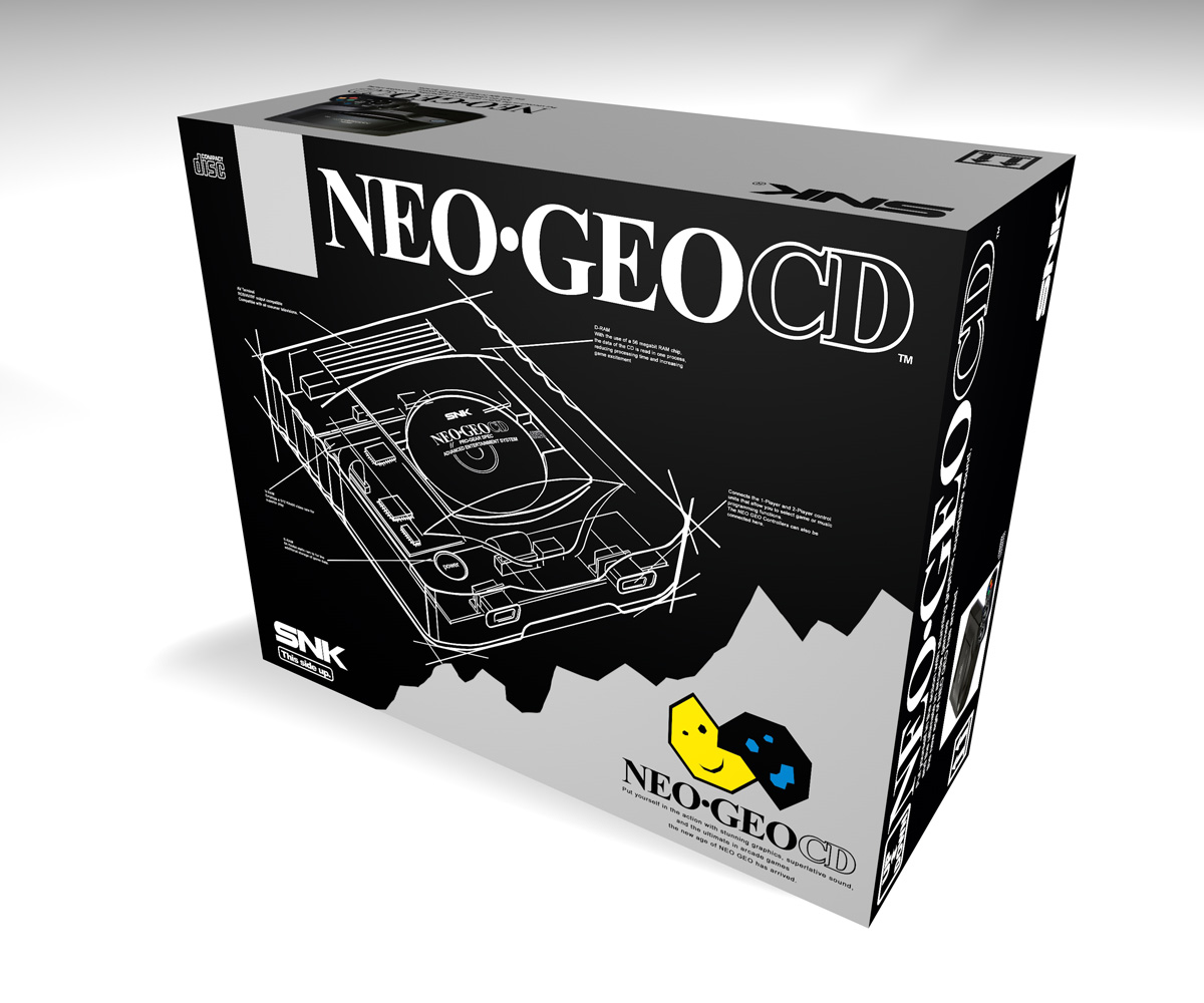 Boîte console Neo Geo CD PAL, boîte Neo Geo CD