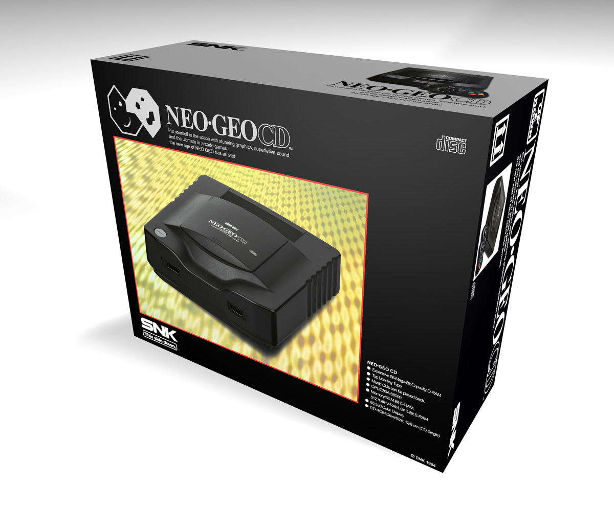 Boîte console Neo Geo CD PAL, boîte Neo Geo CD