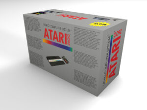 Boîte console Atari 2600 JR Slim, boîte Atari 2600 JR Slim