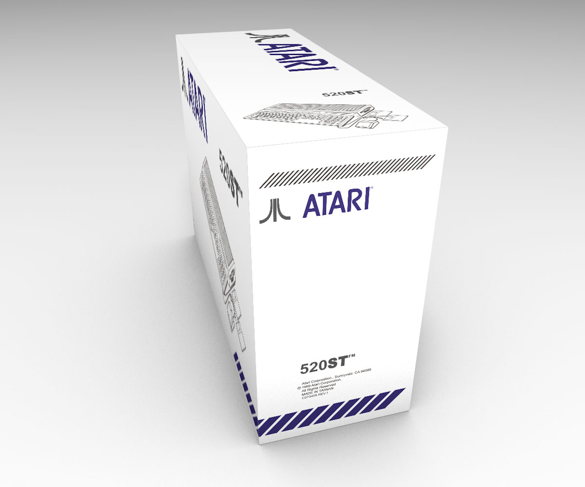 Boîte ordinateur Atari 520 ST, Boîte Atari 520 ST