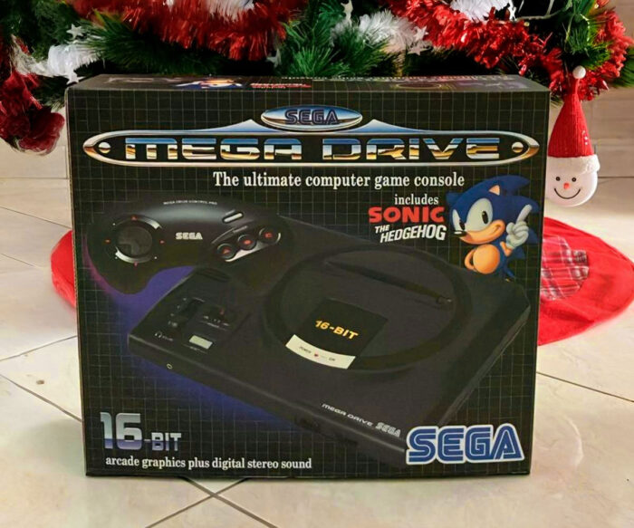 boîte repro console rétro MEGA DRIVE
