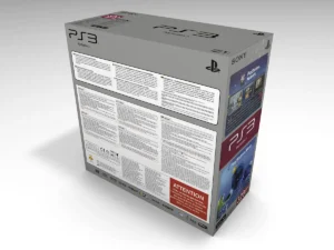 Boîte PlayStation 3 Slim 320GB Rouge