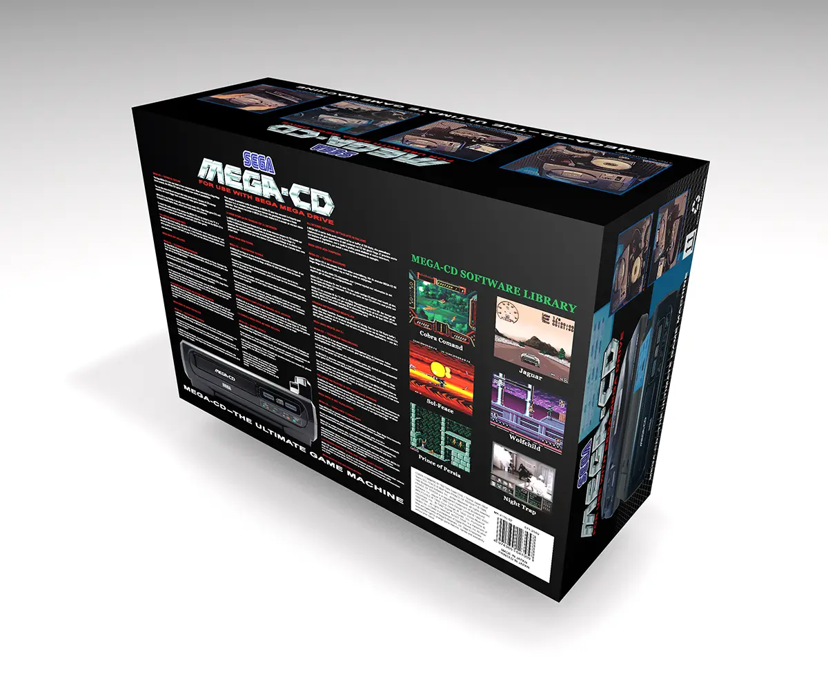 Boîte Sega Mega CD 1